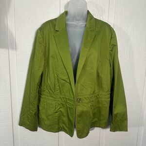 Talbots Women’s Green Blazer No Size EUC